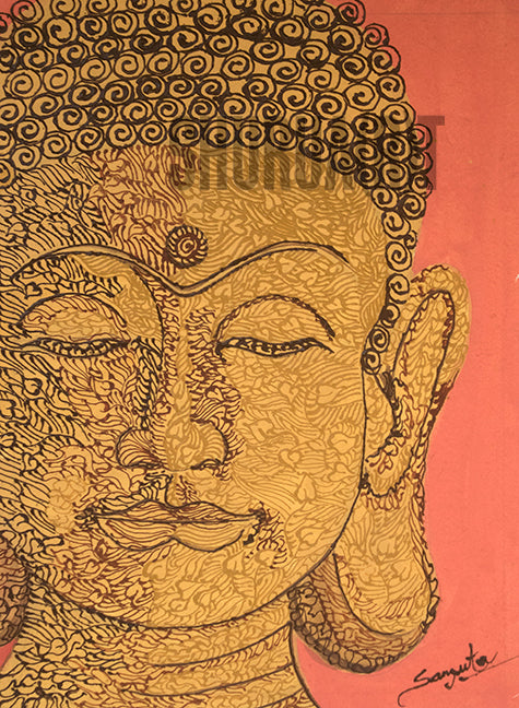 Gautama Buddha 1 Drawing by Dhananjay Thakur | ArtZolo.com